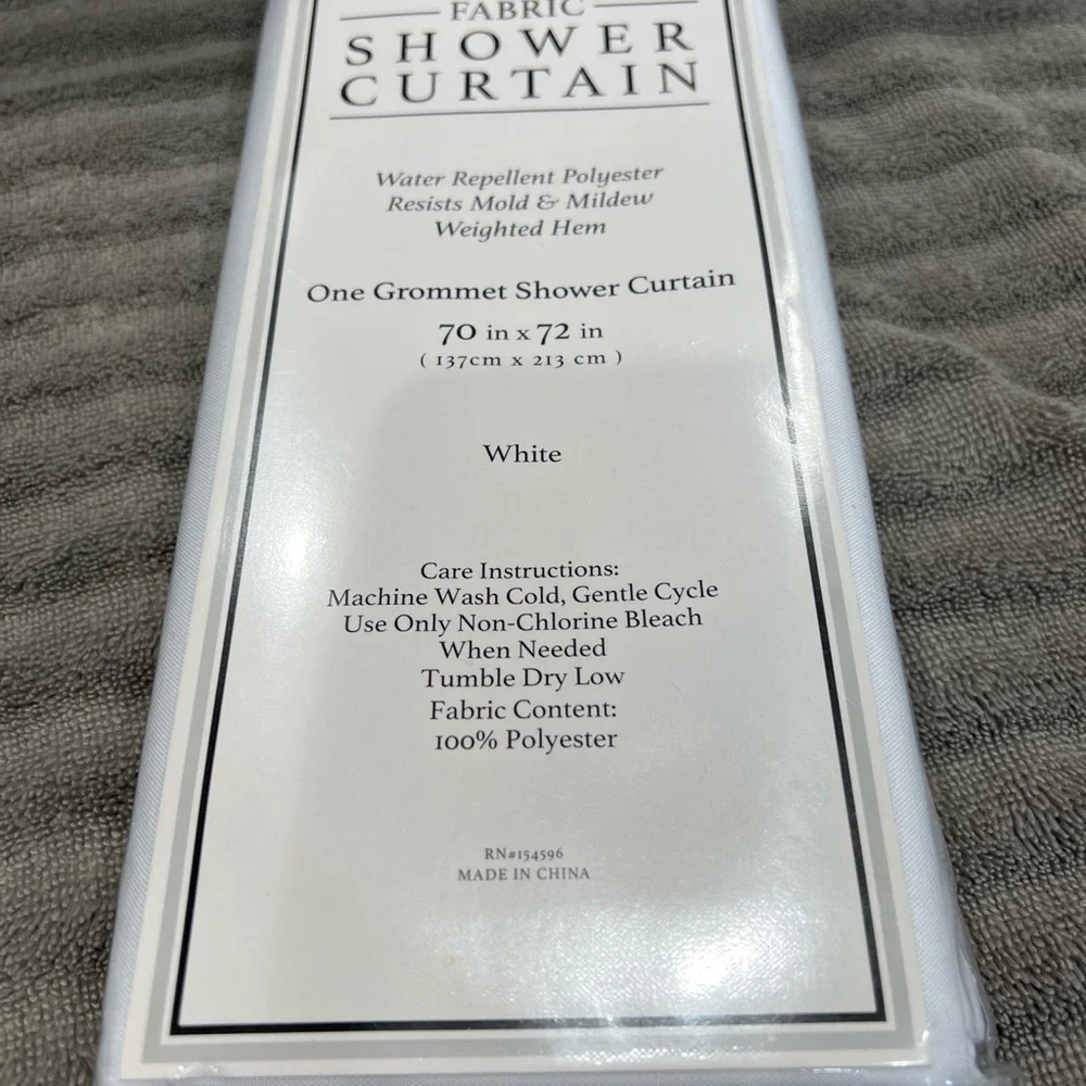 Lush Decor Weeping Flower Gray Shower Curtain